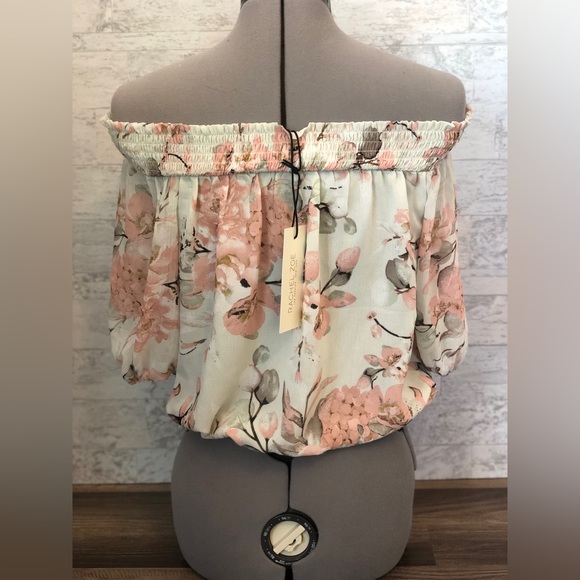 NWT Rachel Zoe Floral Off The Shoulder Blouse - Picture 2 of 8